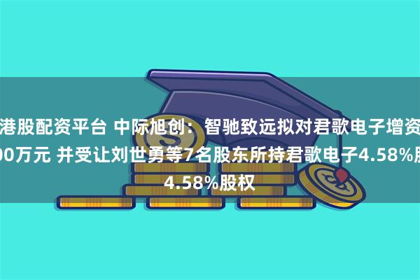 港股配资平台 中际旭创：智驰致远拟对君歌电子增资2000万元 并受让刘世勇等7名股东所持君歌电子4.58%股权