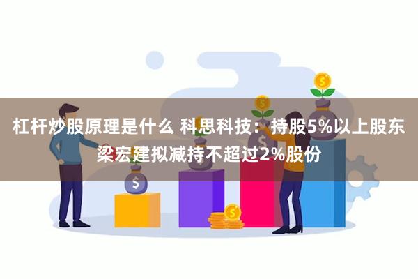 杠杆炒股原理是什么 科思科技：持股5%以上股东梁宏建拟减持不超过2%股份