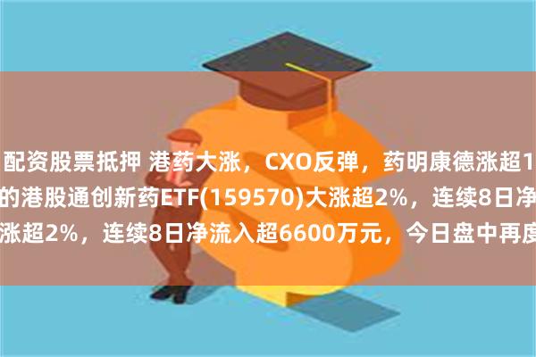 配资股票抵押 港药大涨，CXO反弹，药明康德涨超10%！创新药纯度最高的港股通创新药ETF(159570)大涨超2%，连续8日净流入超6600万元，今日盘中再度吸金！